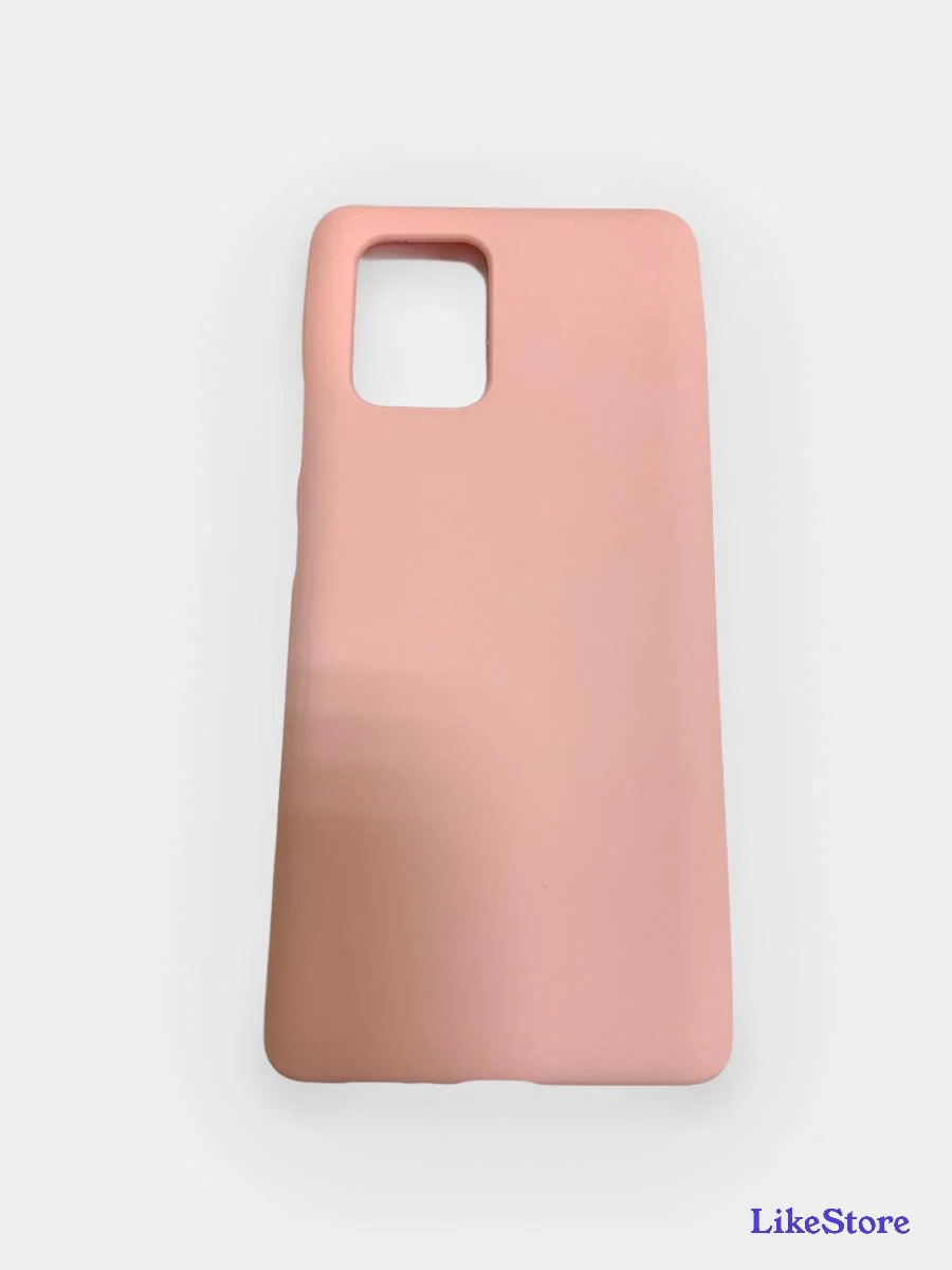 Розовый чехол Silicon Lite для Samsung Galaxy S10 Lite