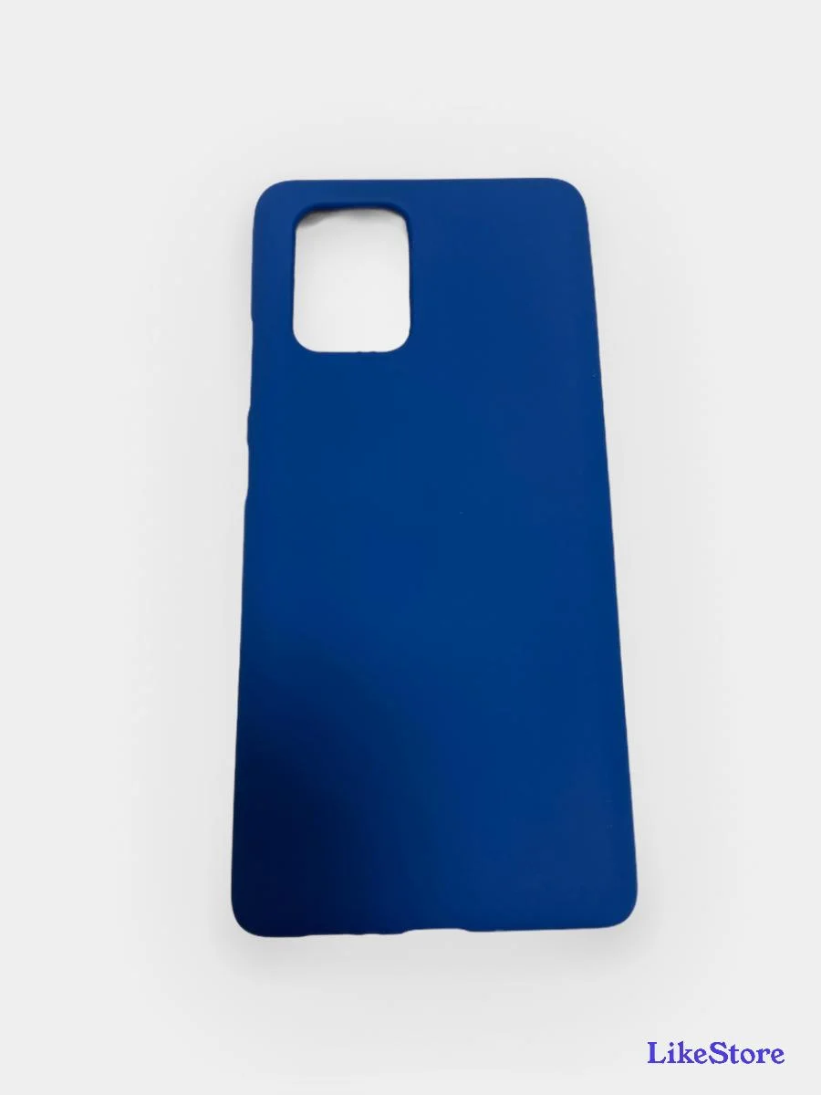 Синий чехол Silicon Lite для Samsung Galaxy S10 Lite