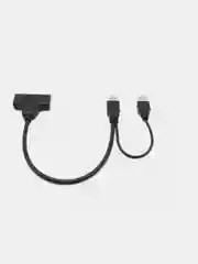 Белый кабель-переходник Sata-USB, для подключения жестких дисков 2.5 и SSD к ноутбуку
