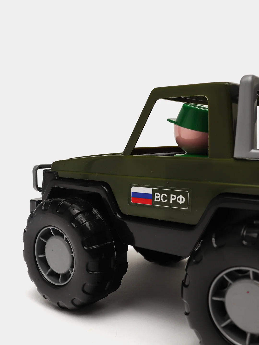 Автомобиль джип "Сафари", военный от фабрики Полесье