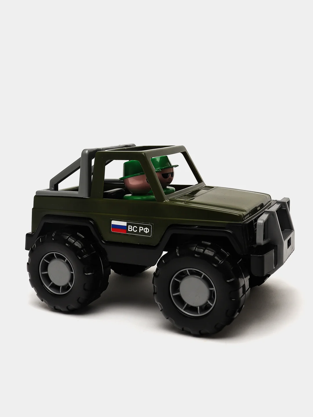 Автомобиль джип "Сафари", военный от фабрики Полесье