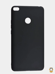 Чехол Xiaomi Mi Max, Сяоми Ми Макс, черный, силиконовый
