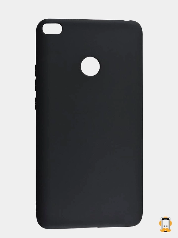 Чехол Xiaomi Mi Max, Сяоми Ми Макс, черный, силиконовый