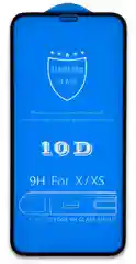 Защитное стекло 10D для iPhone X/XS/11 Pro (Black)