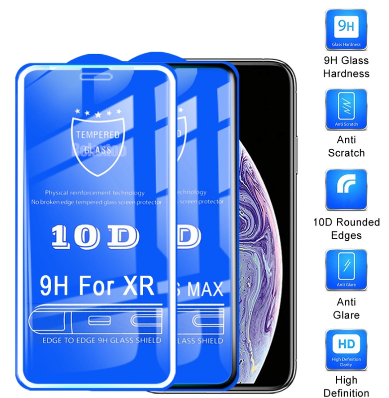 Защитное стекло 10D Black для iPhone XS max/11 Pro max