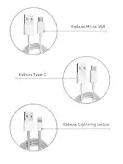 Кабель - Lightning, Micro USB, Type-C