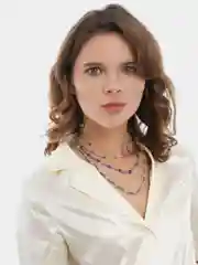 Многоярусная цепь из бисера