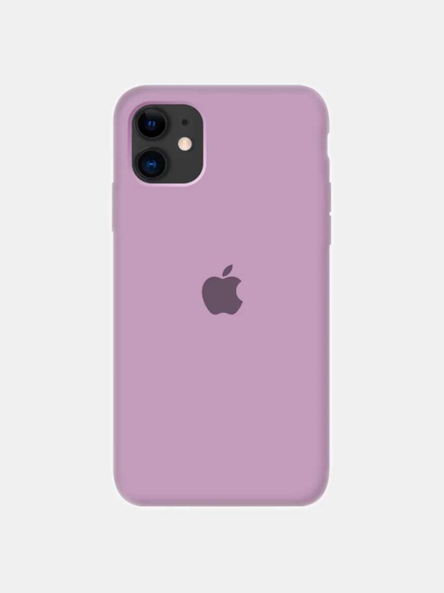 Пурпурный чехол силиконовый для iPhone 11, Silicone Case