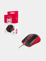 Красный мышь, проводная, Smartbuy One 352