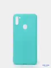 Бирюзовый чехол для Samsung Galaxy A11, M11 силиконовый