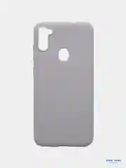 Серый меланж чехол для Samsung Galaxy A11, M11 силиконовый