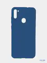 Темно-синий чехол для Samsung Galaxy A11, M11 силиконовый