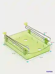 Розовый универсальная мини подвесная полочка