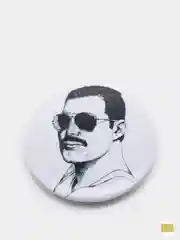 Белый значки "Queen", 9 видов, Фредди Меркьюри