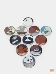 Значки We Bare Bears, "Вся правда о медведях", 11 видов