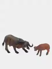 Фигурки животных с детенышами