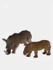 Фигурки животных с детенышами