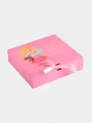 Розовый коробки  подарочные "Для семьи"