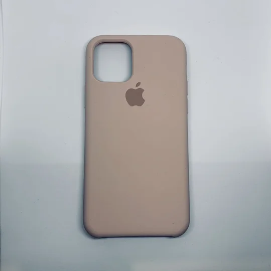 Бежевый меланж чехол Silicone Case для iPhone 11 Pro