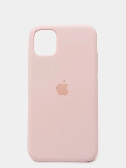 Бежевый меланж чехол Silicone Case для iPhone 11 Pro