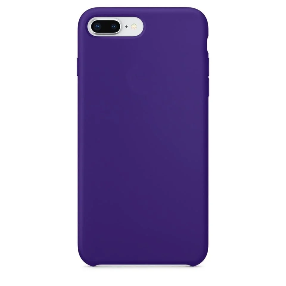 Багровый чехол Silicone Case для iPhone 7 / 8+