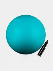Бирюзовый мяч гимнастический массажный Indigo Anti-burst с насосом, 75 см