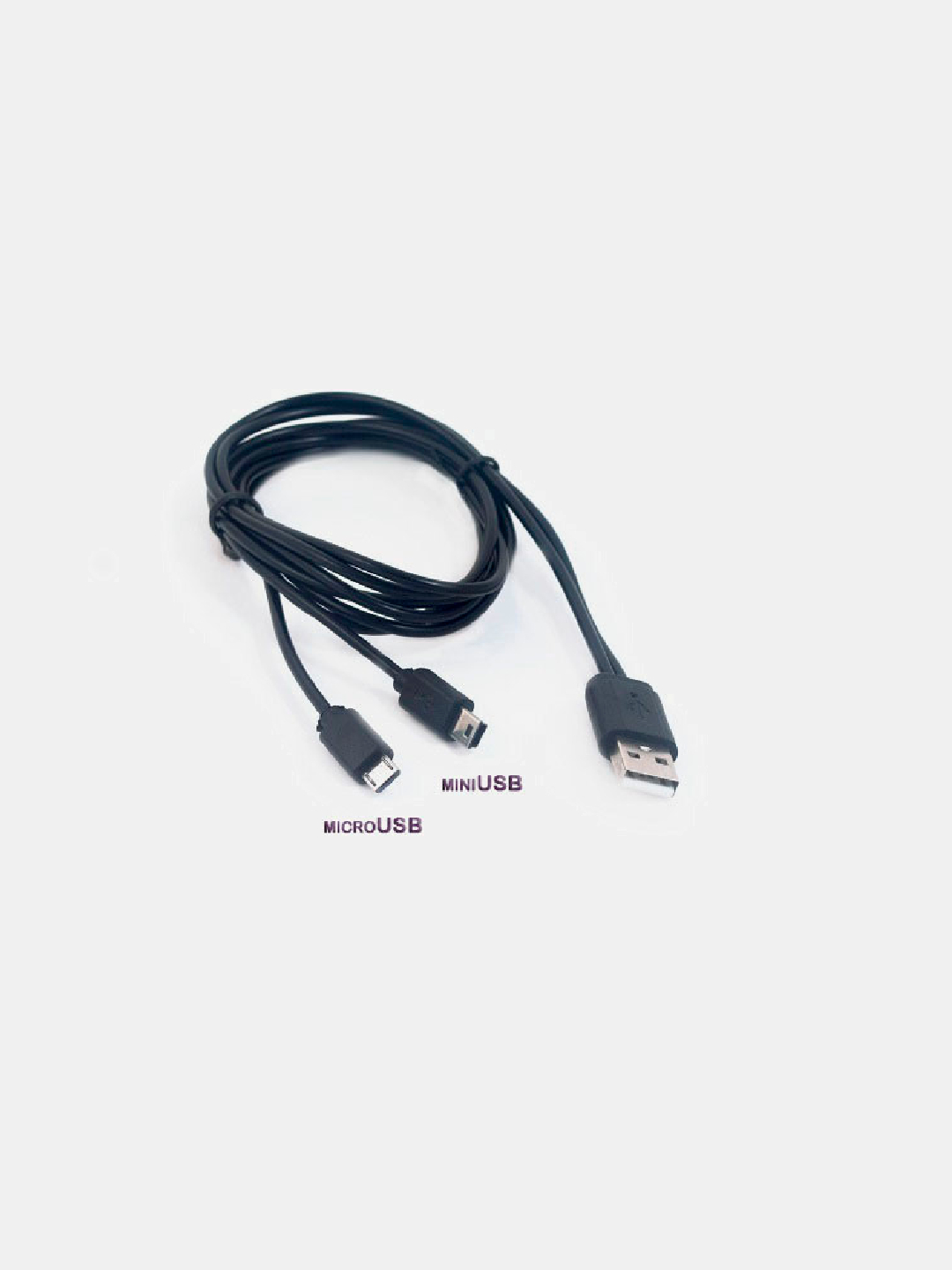 Зарядное устройство USB от прикуривателя авто с кабелями miniUSB и  microUSB, KS-is Sixxo купить по цене 230 ₽ в интернет-магазине KazanExpress