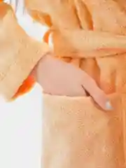 Белый халат женский махровый, хлопок