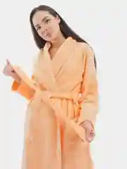 Белый халат женский махровый, хлопок