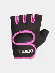 Фиолетовый перчатки для фитнеса женские Indigo с антискользящим резиновым напылением