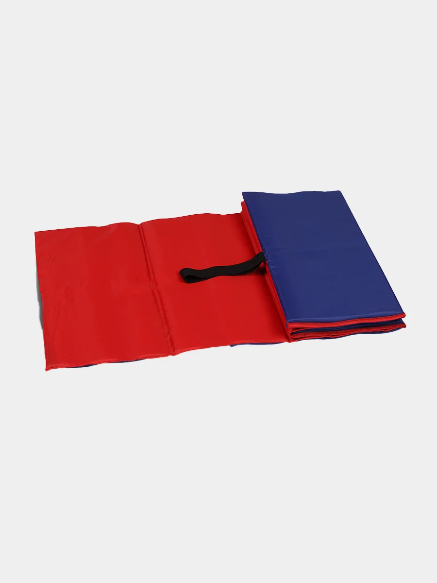 Синий коврик гимнастический детский Indigo, 150х50 см