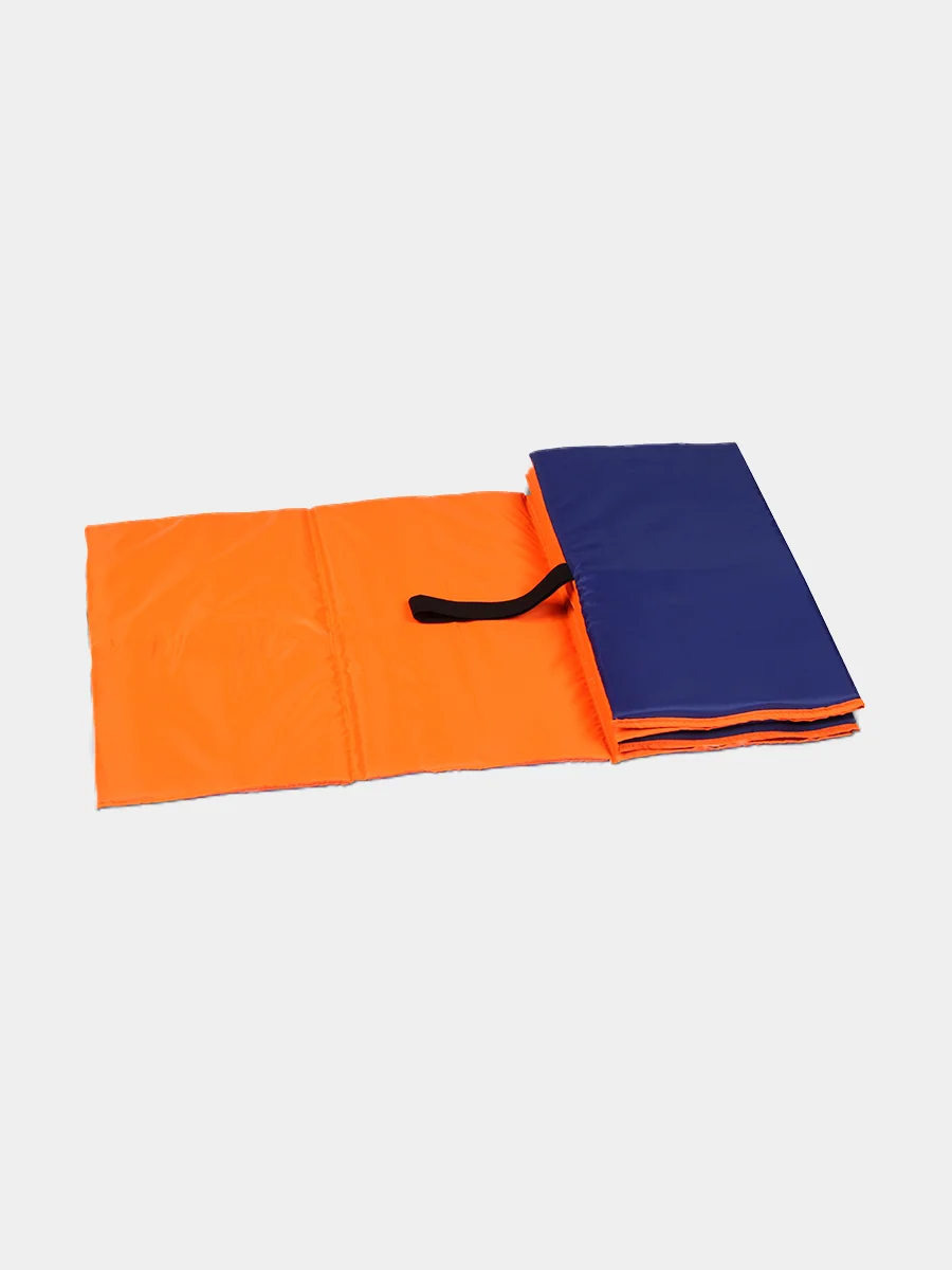 Оранжевый коврик гимнастический детский Indigo, 150х50 см