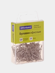 Булавки офисные OfficeSpace, 30 мм