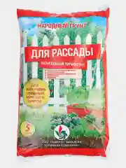 Грунт для рассады овощей и цветов "Народный грунт", 5 л