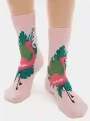 Розовый женские носки