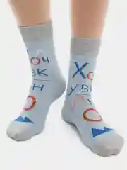 Голубой женские носки