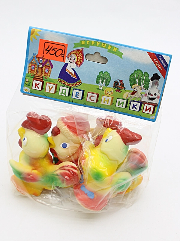 Игрушки "Петушки", пластизоль ПВХ