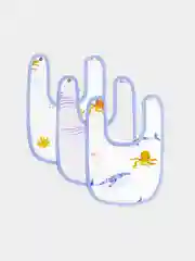 Нагрудники муслиновые Qwhimsy "Океан", 3 штуки