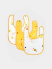 Нагрудники муслиновые Qwhimsy "Красная книга", 3 штуки