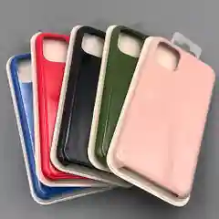 Силиконовый чехол для iPhone 11, с ворсом, в упаковке, Silicone Case