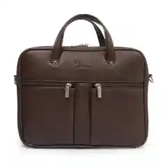 Коричневый портфель мужской из искусственной кожи Pellecon