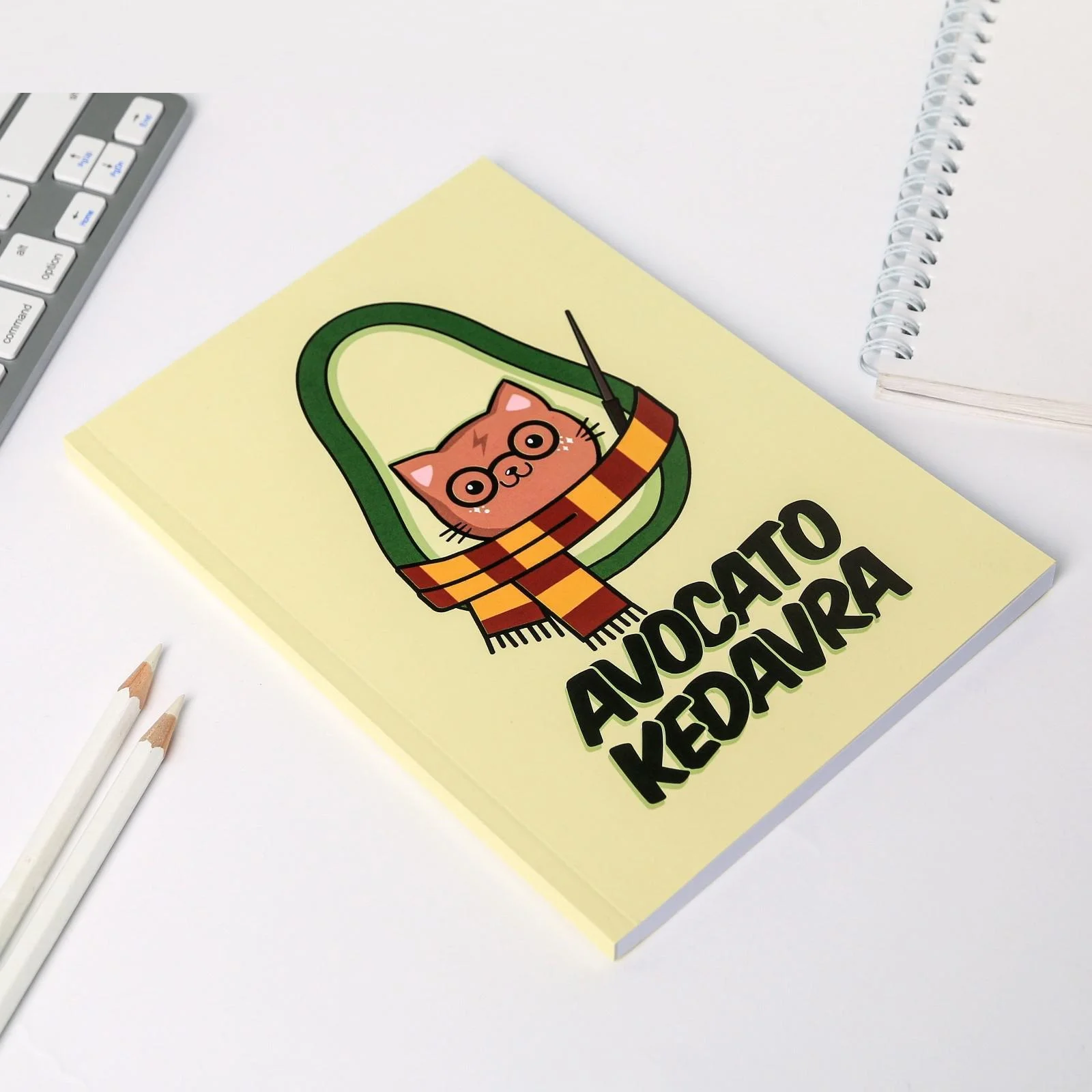 Ежедневник в тонкой обложке Avocato kedavra А5, 80 листов
