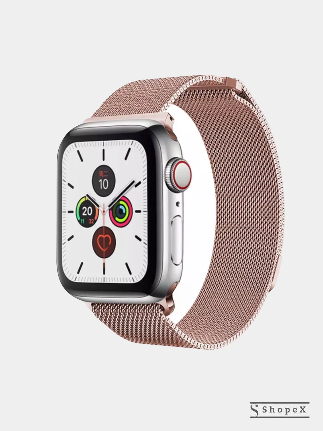 Пурпурный ремешок металлический для Apple Watch 3,4,5,6,7, SE 38/40/41 mm, 42/44/45 mm