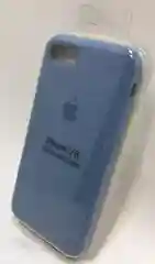 Синий меланж защитный силиконовый чехол для iphone 7 iphone 8 с яблоком