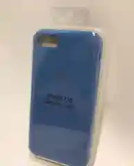 Синий защитный силиконовый чехол для iphone 7 iphone 8 с яблоком
