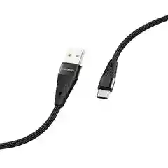 Черный кабель USB Borofone BU10 Pineapple, Type-C, 1.2 м