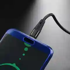 Черный кабель USB Borofone BU10 Pineapple, Type-C, 1.2 м