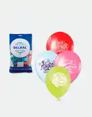 Подарочный набор из конверта и шариков balloons belbal