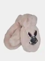Розовый варежки