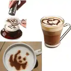Трафарет для рисования на кофе